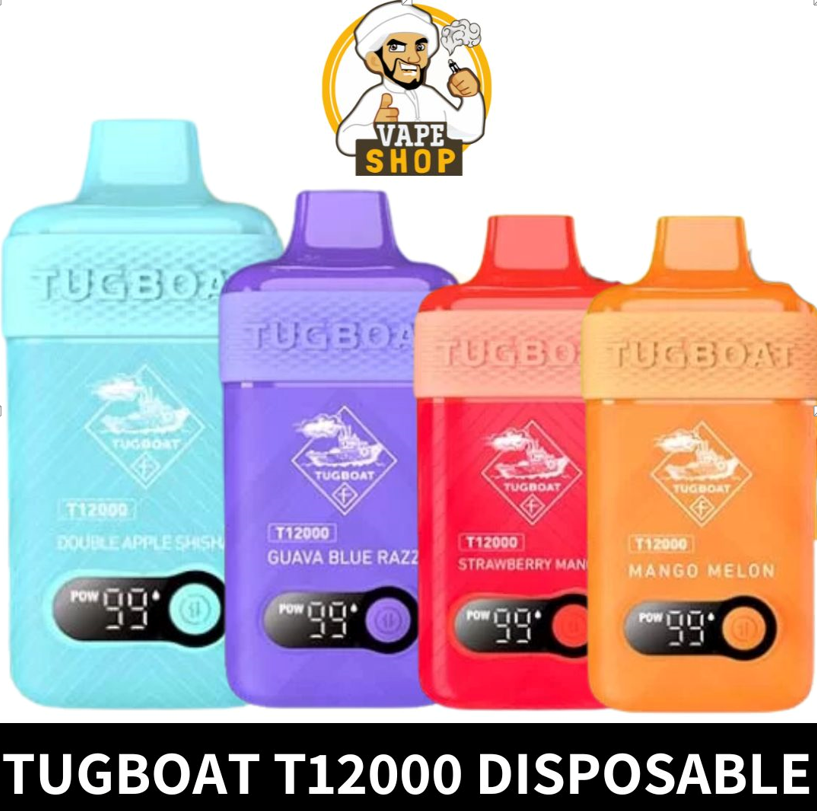 PERFECT FOR LONG-TERM FLAVOR ENTHUSIASTS IN VAPE SHOP DUBAI: TUGBOAT ROYAL 13000 PUFFS